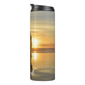 Aangepaste foto- en aangepaste tekst Sjabloon Thermosbeker (Geroteerd rechts)