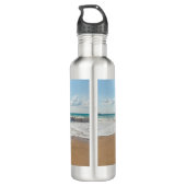 Aangepaste foto- en aangepaste tekst Sjabloon Waterfles (Achterkant)