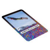 Aangepaste foto en bijschrift flexibele magneet (Rechterzijde)