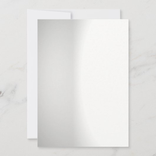 Aangepaste foto en bloemenkrans bruiloft kaart (Achterkant)