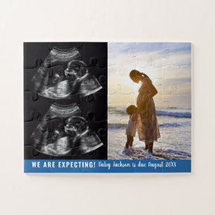 Aangepaste foto- en echografische zwangerschapsaan legpuzzel