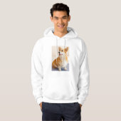 Aangepaste foto en gepersonaliseerde huisdier hoodie (Voorkant volledig)