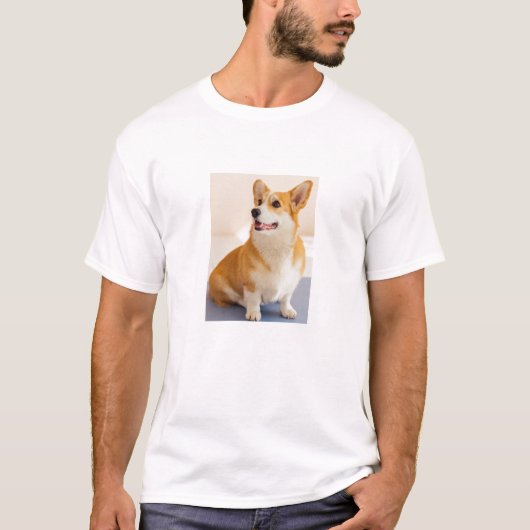 Aangepaste foto en gepersonaliseerde huisdier t-shirt (Voorkant)