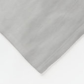 Aangepaste foto en grote monogram Initialen Fleece Deken (Hoek)