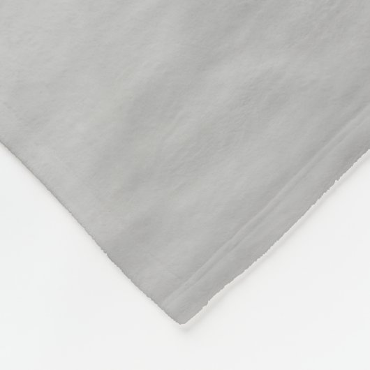 Aangepaste foto en grote monogram Initialen Fleece Deken (Hoek)