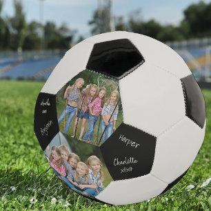 Aangepaste foto en handtekening voetbal