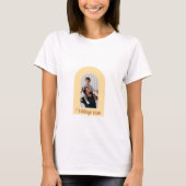 Aangepaste  foto en jaar t-shirt (Voorkant)