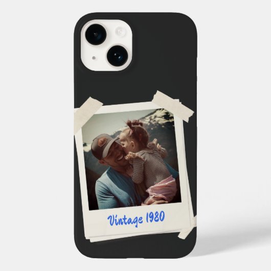 Aangepaste  foto en jaarcadeau Case-Mate iPhone case (Achterkant)