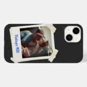 Aangepaste  foto en jaarcadeau Case-Mate iPhone case (Achterkant (horizontaal))