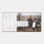 Aangepaste foto en jaarkalender 2026 Grote muis Bureaumat (Keyboard & Muis)