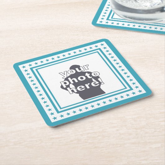 AANGEPASTE FOTO- EN KLEURENonderzetters Kartonnen Onderzetters (Schuin)