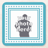 AANGEPASTE FOTO- EN KLEURENonderzetters Kartonnen Onderzetters (Voorkant)