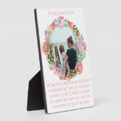 Aangepaste foto en kort gedicht fotoplaat (Zijkant)