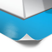 Aangepaste foto- en liednaam MP3-speler Perfect Poster (Hoek)
