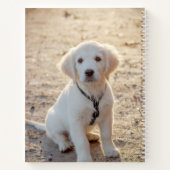 Aangepaste foto- en liefdestekst met petten en nam notitieboek (Achterkant)