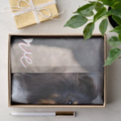 Aangepaste foto- en liefdestekst met petten en nam tissuepapier (Geschenk)