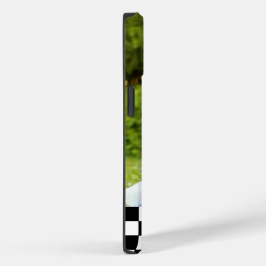 Aangepaste foto en monogram gecontroleerd Case-Mate iPhone case (Achterkant / Rechts)