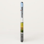 Aangepaste foto- en monogram geometrische gecontro Case-Mate iPhone case (Achterkant/links)