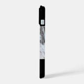 Aangepaste foto- en monogramtrouw/verlovings- iPhone 15 case (Linkerkant)