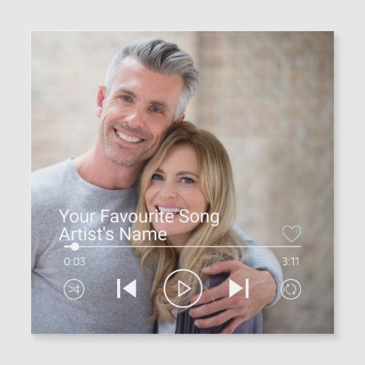 Aangepaste foto- en muziek-afspeellijst (Voorkant)