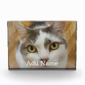 Aangepaste foto en naam Aangepast fotoblok (Voorkant)