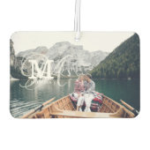 Aangepaste foto en naam bruiloft Favor Luchtverfrisser (Achterkant)