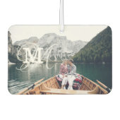 Aangepaste foto en naam bruiloft Favor Luchtverfrisser (Voorkant)