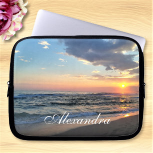 Aangepaste foto en naam Elegant op maat Laptop Sleeve