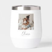 Aangepaste foto en naam | Gepersonaliseerd cadeau (Achterkant)