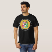 Aangepaste foto en naam gepersonaliseerde Mannen's T-shirt (Voorkant volledig)
