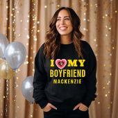 Aangepaste foto en naam Gepersonaliseerde Valentij Trui