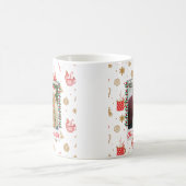 Aangepaste foto en naam Gepersonaliseerde vrolijke Koffiemok (Center)