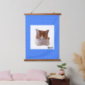 Aangepaste foto en naam Japanse rol Hangend Wandkleed (Slaapkamer)