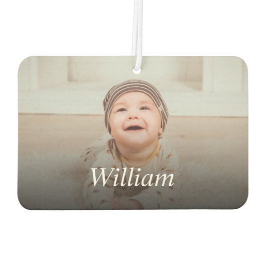 Aangepaste foto en naam luchtverfrisser (Achterkant)