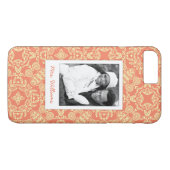 Aangepaste foto en naam op  achtergrond Case-Mate iPhone case (Achterkant (Horizontaal))