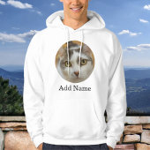 Aangepaste foto en naam op maat hoodie