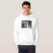 Aangepaste foto en naam op maat hoodie (Voorkant volledig)