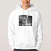 Aangepaste foto en naam op maat hoodie (Voorkant)