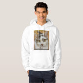 Aangepaste foto en naam op maat hoodie (Voorkant volledig)