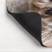 Aangepaste foto en naam op maat muismat (Hoek)