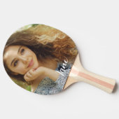 Aangepaste foto en naam op maat tafeltennisbatje (Zijkant)