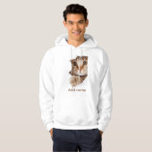 Aangepaste foto en naam persoonlijke foto hoodie (Voorkant volledig)