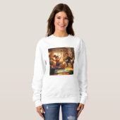 Aangepaste foto en naam persoonlijke foto trui (Voorkant volledig)