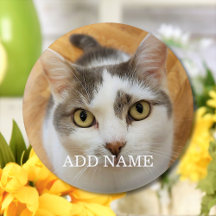 Aangepaste foto en naam persoonlijke pinback