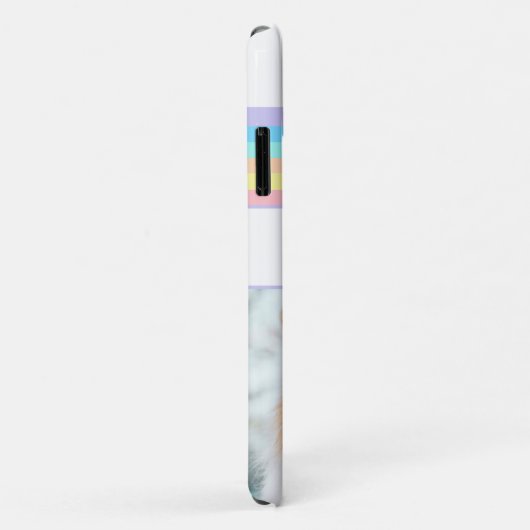 Aangepaste foto en naam regenboog Case-Mate iPhone case (Achterkant/rechts)