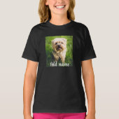 Aangepaste foto en naam T-Shirt (Voorkant)
