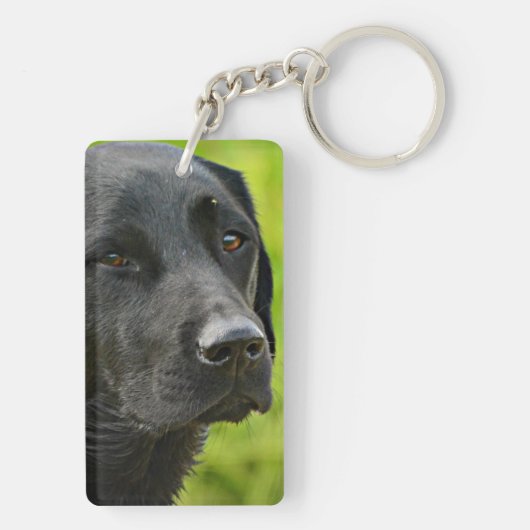 Aangepaste foto en naam van aangepast pakket sleutelhanger (achterkant)