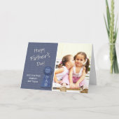 Aangepaste foto en naam van vaderdag World's Best Kaart (Voorkant)