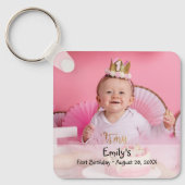 Aangepaste foto en naamDe eerste verjaardag van he Sleutelhanger (Voorkant)