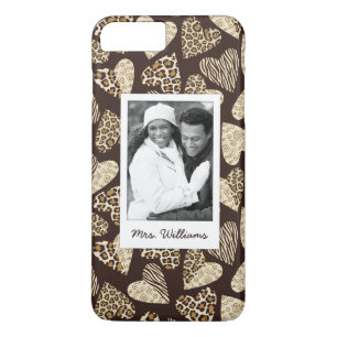 Aangepaste foto- en naamhuid met hart Case-Mate iPhone case